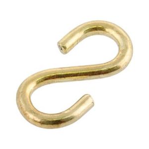Γάντζος Σχήματος S Μπρούτζινος 30x25mm
