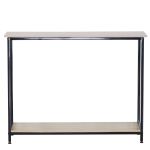 Κονσόλα ArteLibre QUENLEY Δρυς/Μαύρο Μοριοσανίδα/Μέταλλο 106x35x81cm