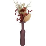 Βάζο ArteLibre Μοβ Κεραμικό 10x9.5x45cm